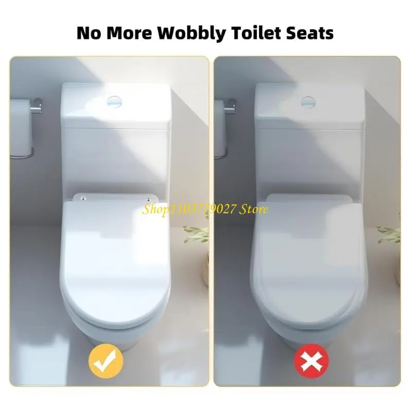 C4DF 2pcs Toilet Mounting Set Expansion Screws Ensure Stability Toilet Seats Replacement Screws Toilet Mounting Set for Home