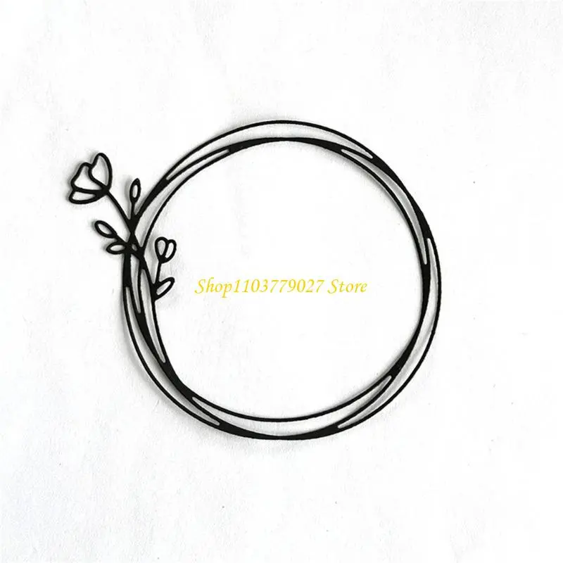 C4DF Flower Circular Cutting Die Scrapbooking Embossing Stencils Carbon Steel Die Cut