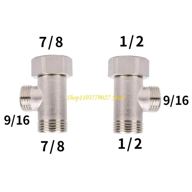 C4DF multiple Directional Plumbing Valves 2pcs for Home Bathroom Water Supply Internet