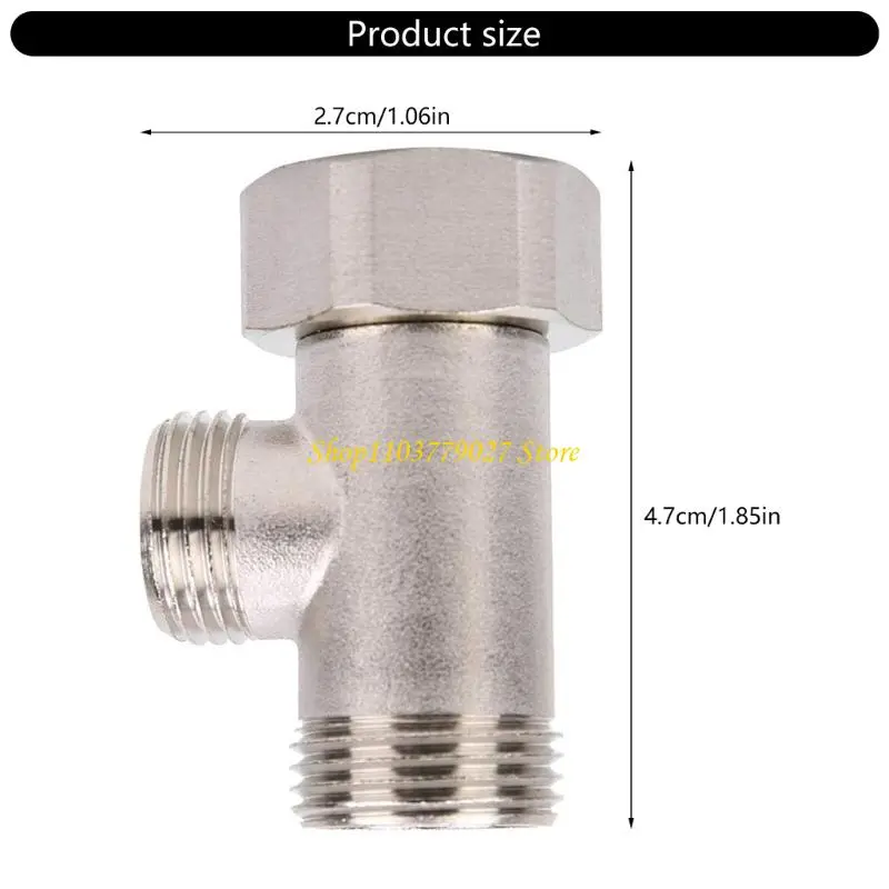 C4DF multiple Directional Plumbing Valves 2pcs for Home Bathroom Water Supply Internet