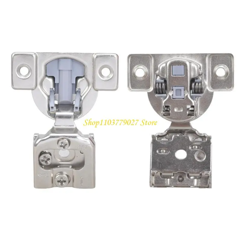 C4DF Upgrades Steel invisible Hinges 105 Degree Adjustable Overlays Soft Close Face Frame Cabinet Hinges Simple Installation