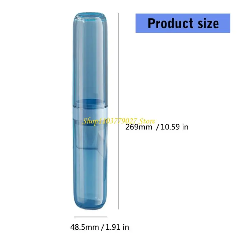 C4DF Miniature Toothbrush Travel Case ABS Waterproof Design Toothbrush Holder Fit In Pocket Bags Easy CleaninG