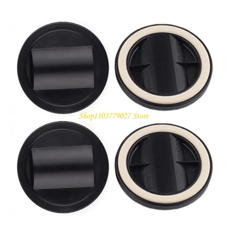 C4DF 4Pcs Furniture Wheel Stopper Rubber Caster Cups Bed Stoppers Furniture Floor Protectors Nonslip Fixed Chair Foot Pad