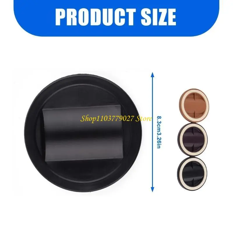 C4DF 4Pcs Furniture Wheel Stopper Rubber Caster Cups Bed Stoppers Furniture Floor Protectors Nonslip Fixed Chair Foot Pad
