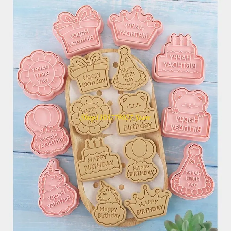 C4DF 8pcs Delicate Fondant Cookie Cutters Fondant Cookie Molds Perfect For Home Bakers And Professional Pastry Cooks