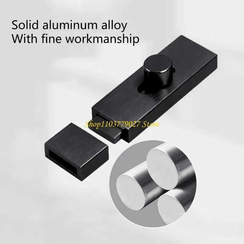 C4DF Easy to Install Aluminum Door Catches Metal Door Fastener Providing Long service Protections for Cabinets & Storage Room