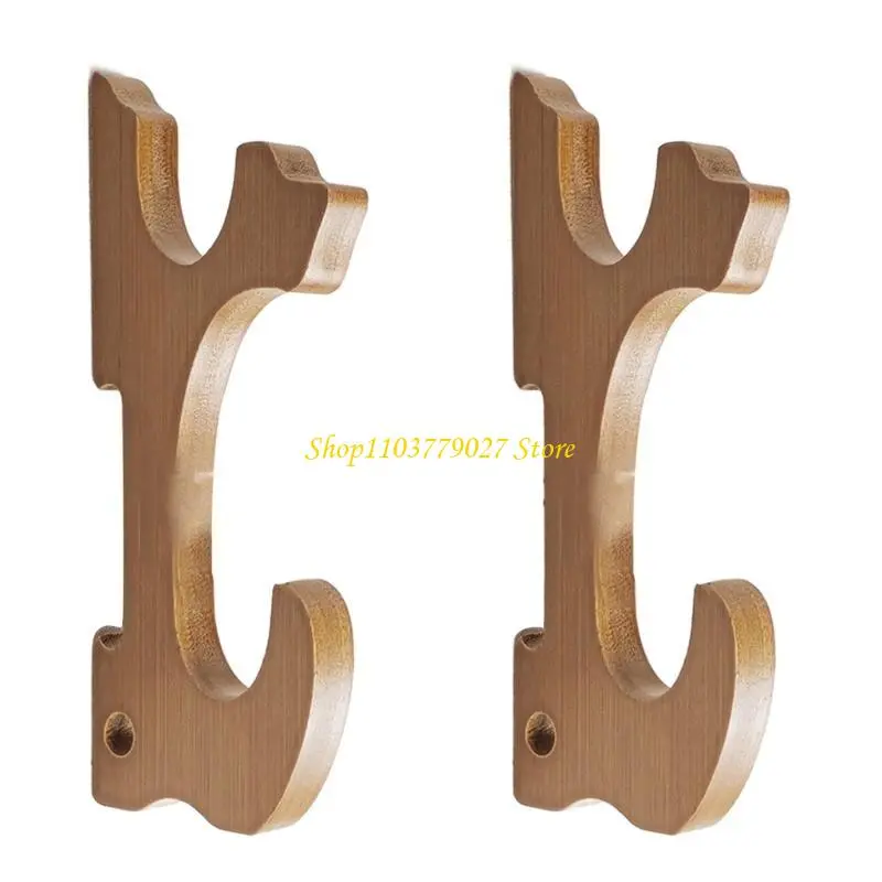 C4DF Elegant Swords Display Rack Hanger Wall Mounted Padded Hook Flute Stand