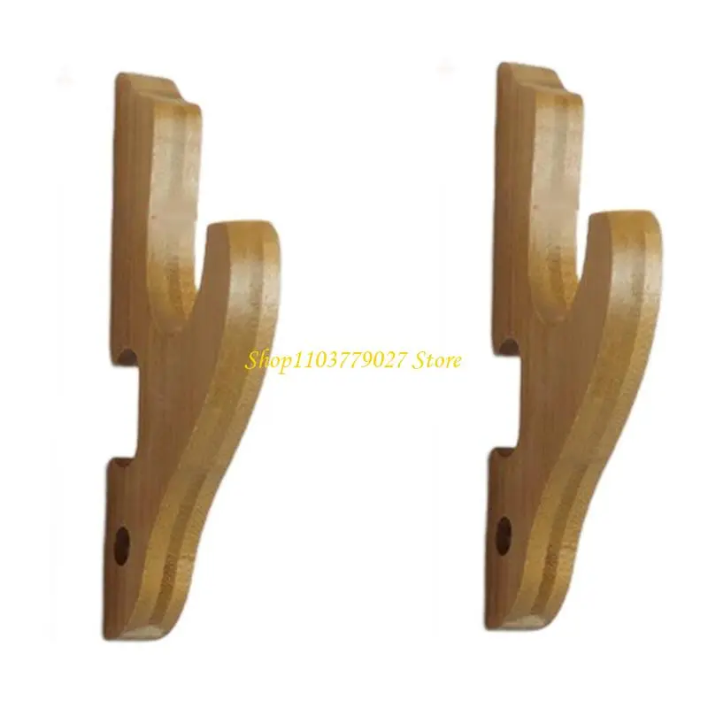 C4DF Elegant Swords Display Rack Hanger Wall Mounted Padded Hook Flute Stand