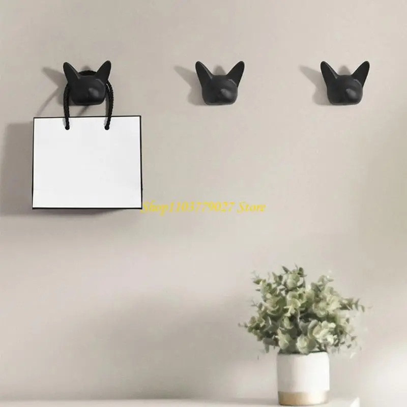 C4DF Sturdy Zinc Alloy Materials Wall Hook With Simple Installation Decoration for Most Household Use Home Organization