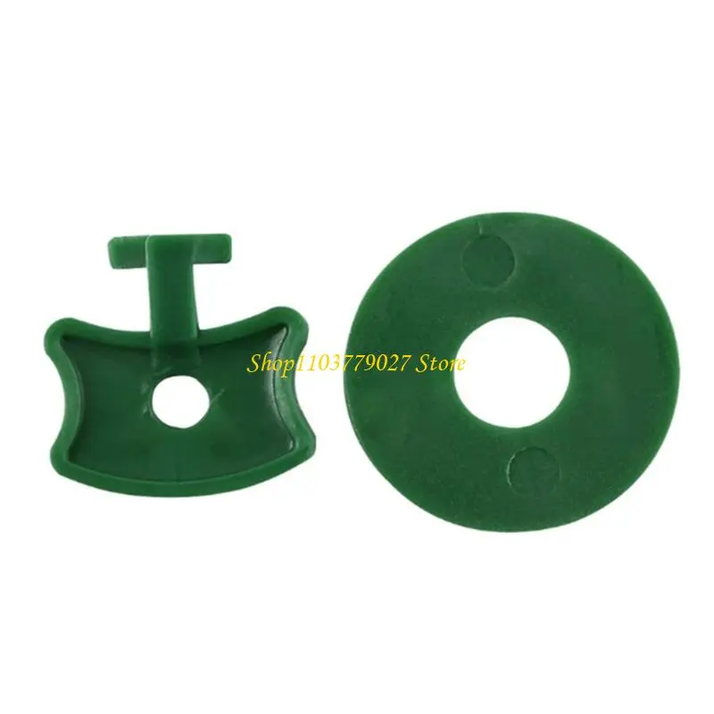 C4DF Rustproof Twist Fasteners & Sealing Washers Plastic Plant Support Clips Suitable For Greenhouse Bubble Net Stabilization