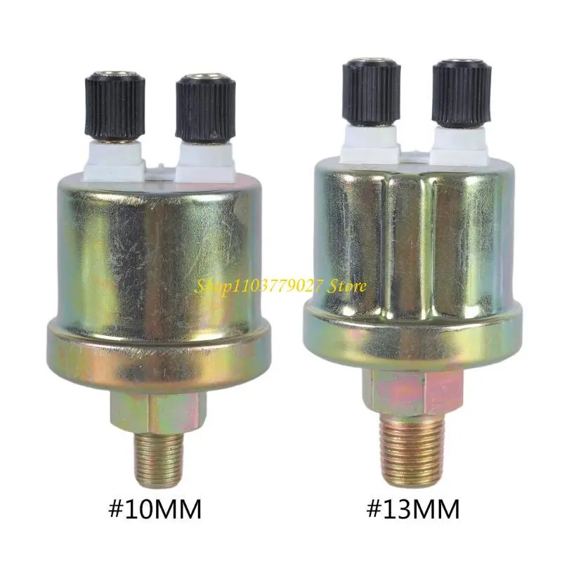 C4DF Fuels Generator Oil Pressure Sensoring 0 to 10 Bar Metal Oil Pressure Monitors for Accurate Monitoring & Easy Installation