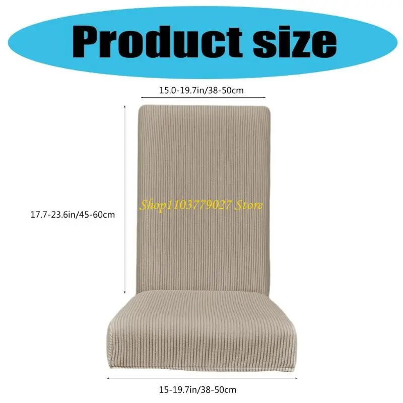 C4DF Polyester Blend Slipcovers High Elasticitys Chair Cover For Various Chair Shapeds