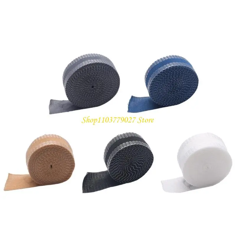 C4DF Iron On Hemming Tape Width 25mm Invisible Webbing Fabric Iron on Hemming Tape for Jeans Curtain Pants Length Adjustment