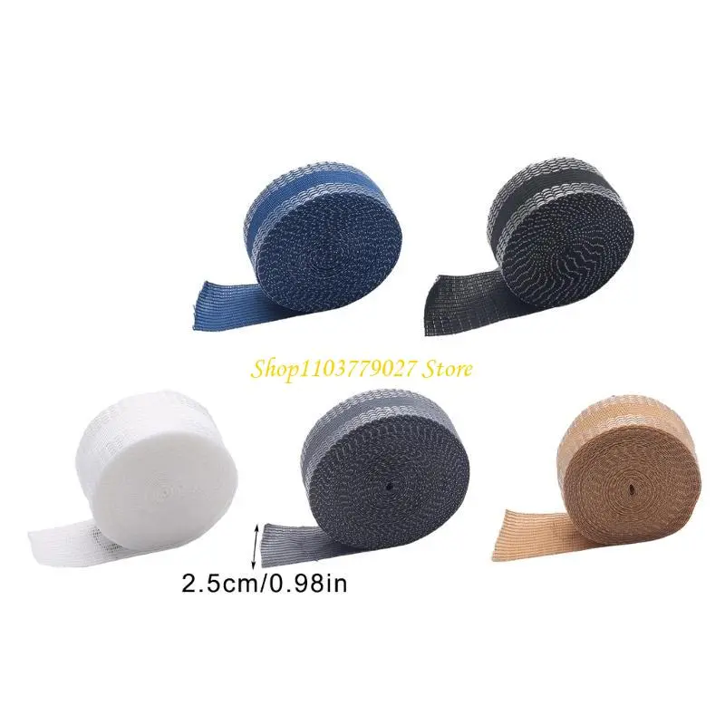 C4DF Iron On Hemming Tape Width 25mm Invisible Webbing Fabric Iron on Hemming Tape for Jeans Curtain Pants Length Adjustment