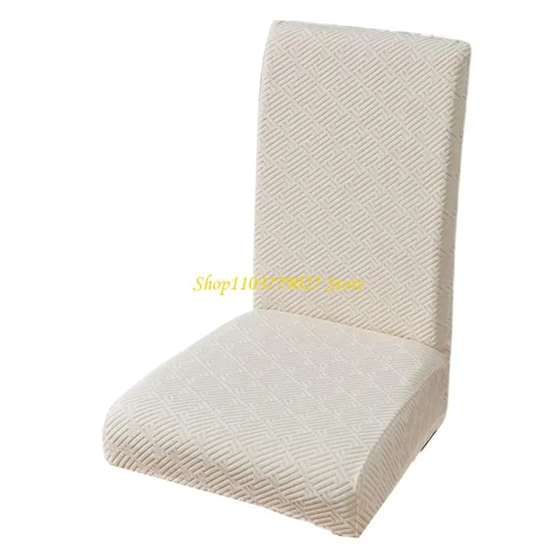 C4DF Stretchable Chair Protectors With Mazes Waterproofs Fabric For Commercial Use