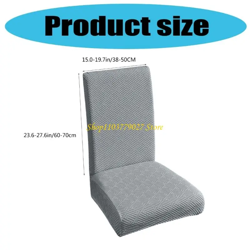C4DF Stretchable Chair Protectors With Mazes Waterproofs Fabric For Commercial Use