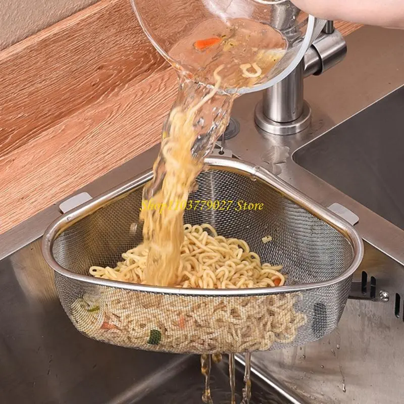 C4DF Rusts Resistant Stainless Steel Drain Basket for Kitchen Use Efficient Strainer