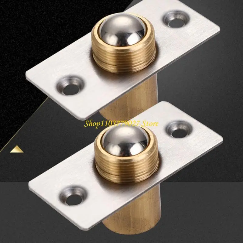 C4DF 4Pcs Balls Door Catches Internal Door Adjustable Balls Magnet Latches Door Hardware for Pantries Cupboard Closet