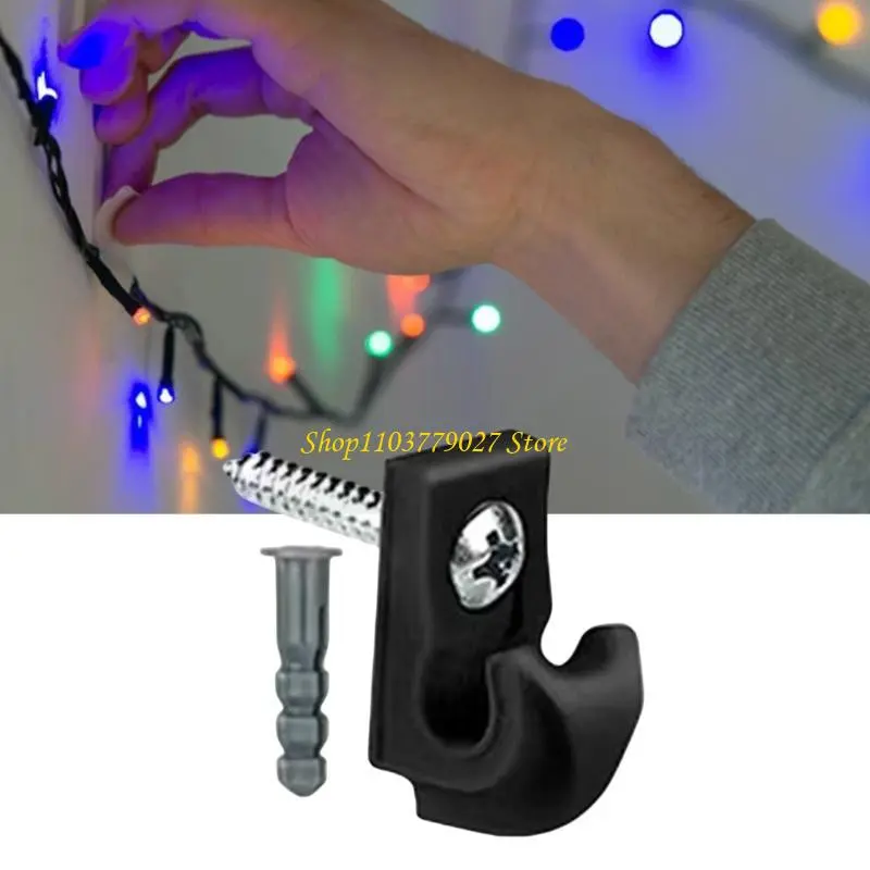 C4DF Stable Hanging Hooks Ceiling Screw Hooks 10pcs for Easy Installation In Any Room