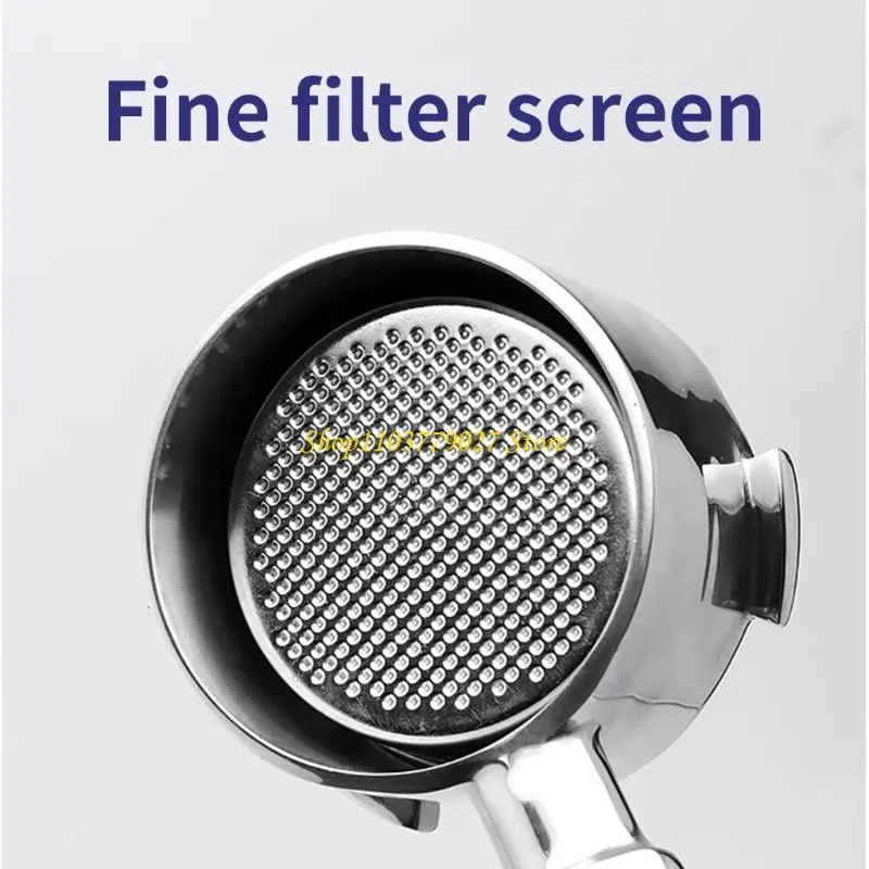 C4DF Pack of 2 Coffee Strainer 51/58mm Stainless Steel Filter Basket for Automatic Coffee Machines Easy to Use
