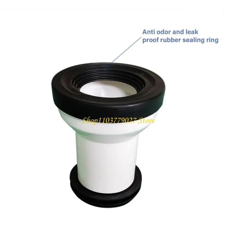C4DF Universal Fit Toilet Drain Adapter Leak Proof for Hassle Frees Installation