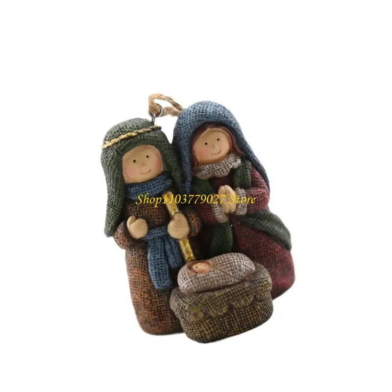 C4DF Traditional And Modern Resin Holiday Decors Perfect For Christmas trees Scene