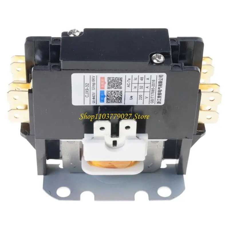 C4DF Sturdy Plastic and Brass Electrical Contactor for HVAC Applications 130A 30A 220V