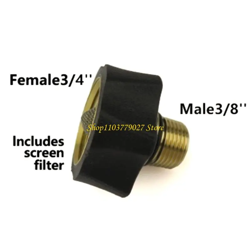 C4DF 2PCS Brass Water Inlet Fittings For Pressure Washer Pumps Garden Hose Connection