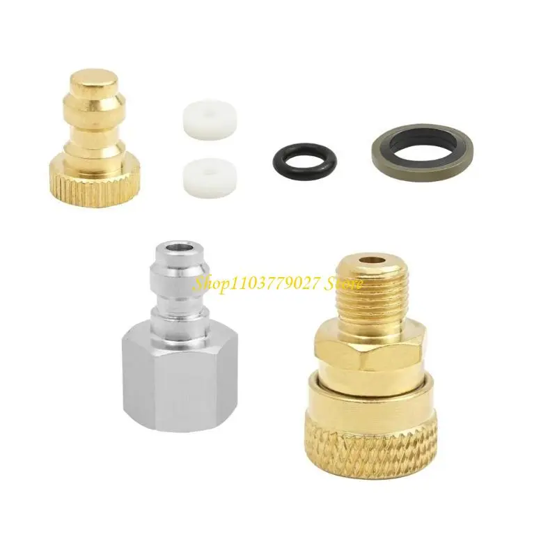 C4DF Practical 1/8 Inch BSP Connectors Accessory for Secure Leak Proof Daily Use