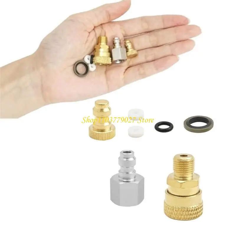 C4DF Practical 1/8 Inch BSP Connectors Accessory for Secure Leak Proof Daily Use