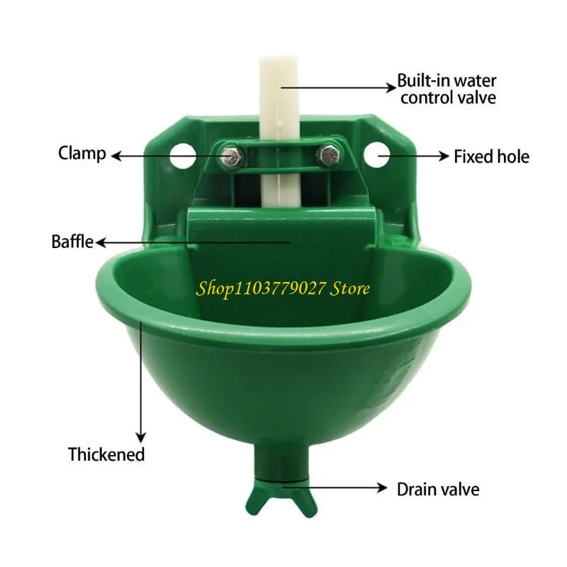 C4DF Sheep Waterer Bowl Automatic Drinking Water Bowls for Goat Small Horses