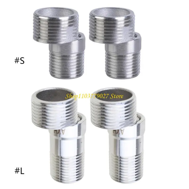 C4DF 2Pcs Adjustable Angled Bents Base Extended Angled Showerhead Corner Joint