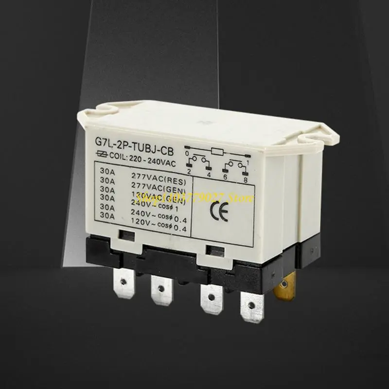 C4DF Flame Resistant Relays with Quick connection Terminals Electrical Relays Tool for Easy Installation for HVAC & Industrial