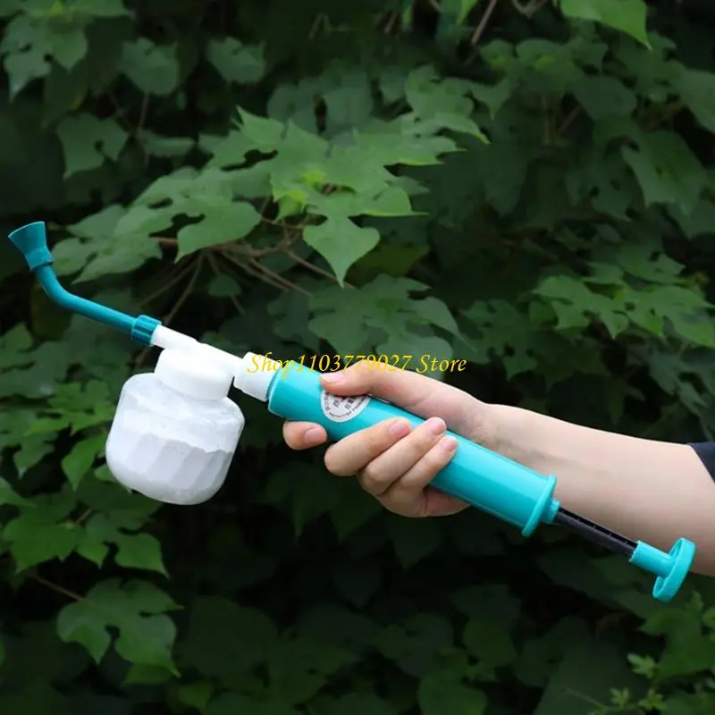 C4DF Air Bulb Operated 100/250/500ml Powder Duster For Gardening Insect Control Durable PET Construction