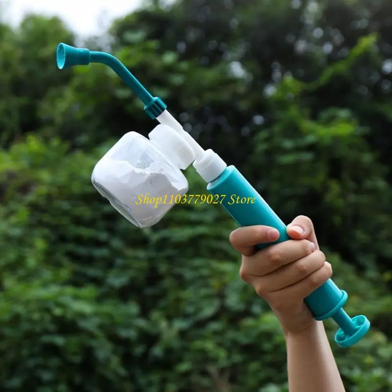 C4DF Air Bulb Operated 100/250/500ml Powder Duster For Gardening Insect Control Durable PET Construction