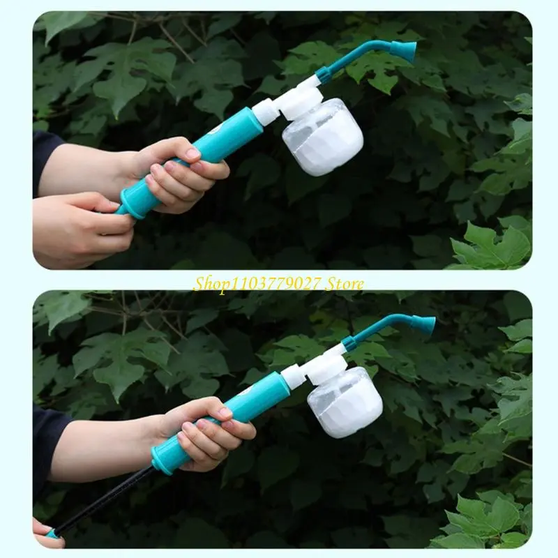 C4DF Air Bulb Operated 100/250/500ml Powder Duster For Gardening Insect Control Durable PET Construction