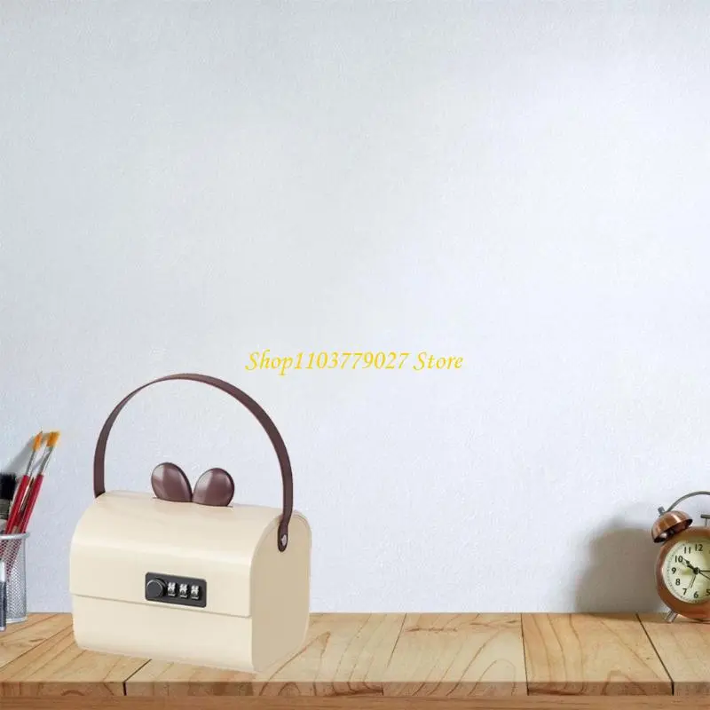 C4DF Password Money Box for Children Safe Piggy Banks Toy with Combination Lock Code