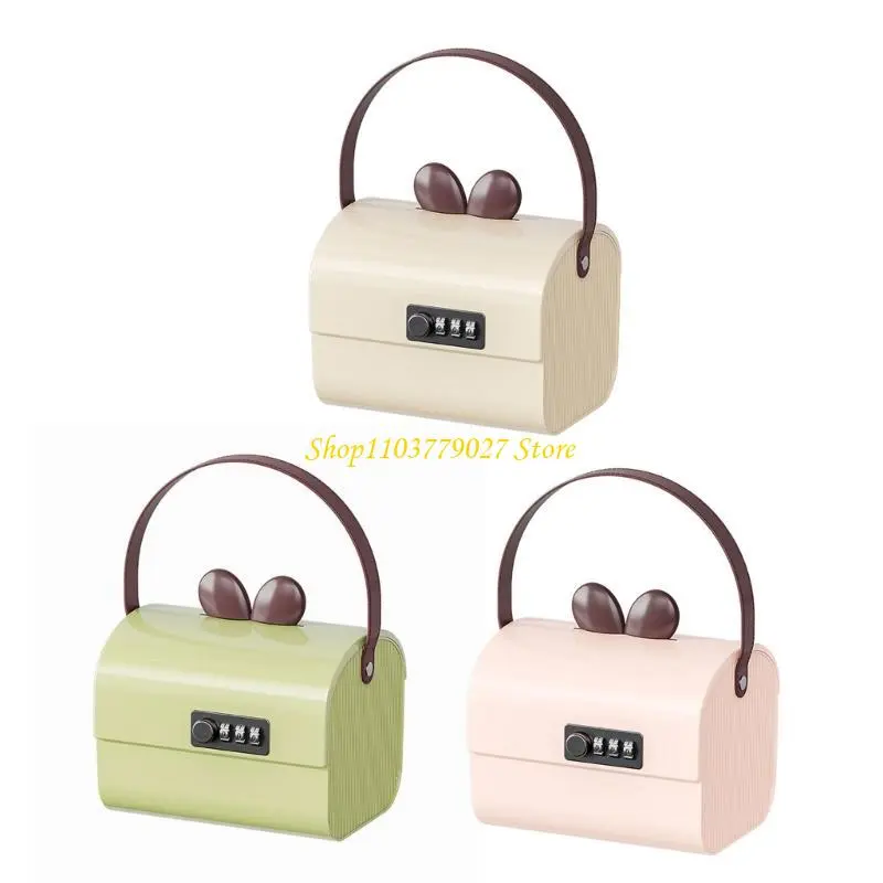 C4DF Password Money Box for Children Safe Piggy Banks Toy with Combination Lock Code