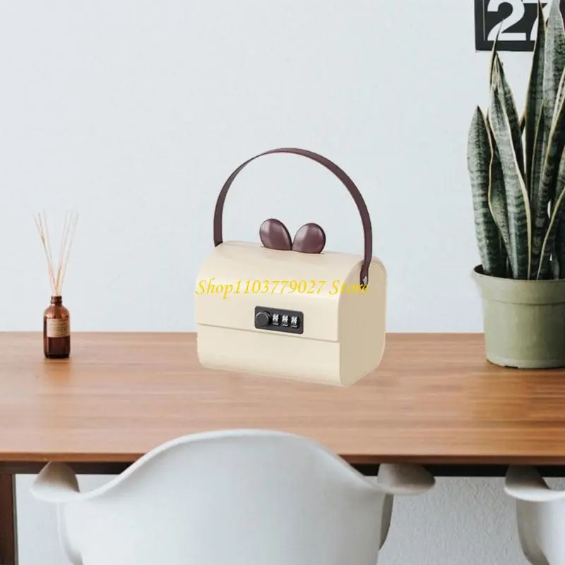 C4DF Password Money Box for Children Safe Piggy Banks Toy with Combination Lock Code