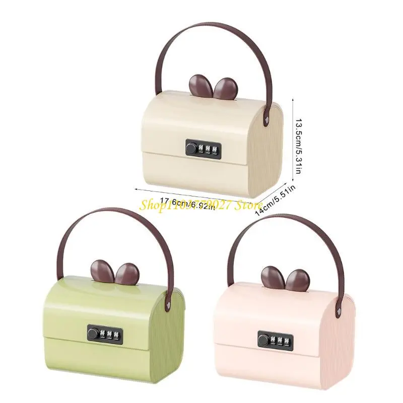 C4DF Password Money Box for Children Safe Piggy Banks Toy with Combination Lock Code