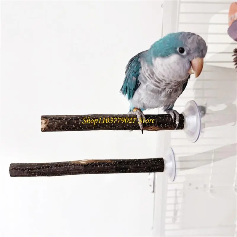 3pack Durability Bird Stand Wood Bird Perches Stand Poles Pet Bird Training Tool for Small to Medium Birds