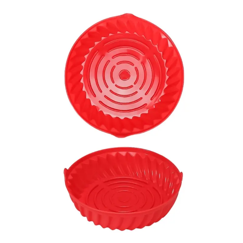 Y1UB Round Non-Stick Silicone Air Fryer Basket Liner Silicone Material 3 Colors