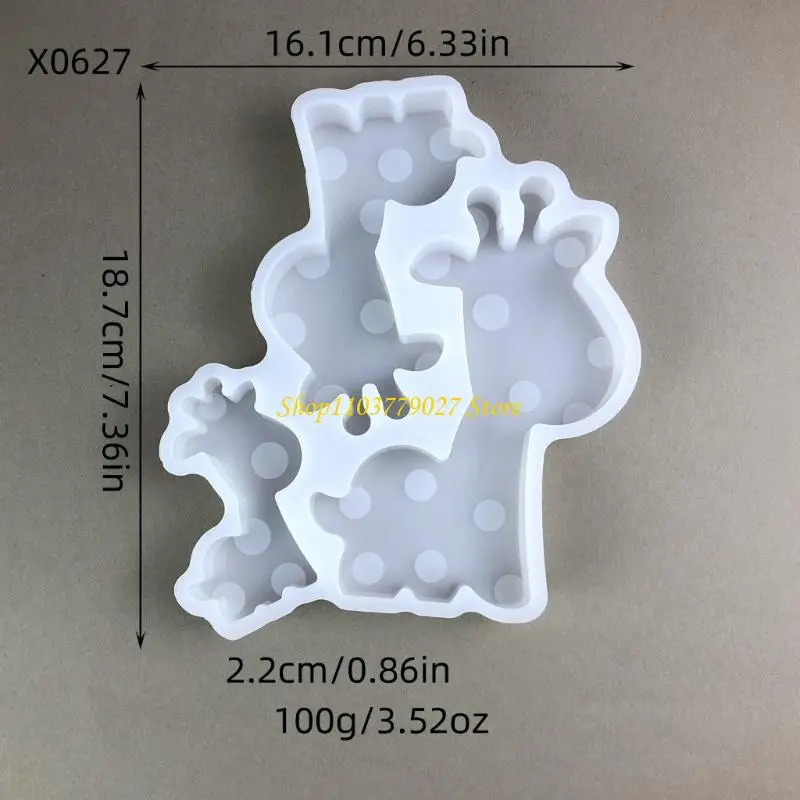 C4DF Giraffe Silicone Molds for Epoxy Resin Soap Cement Silicone Molds