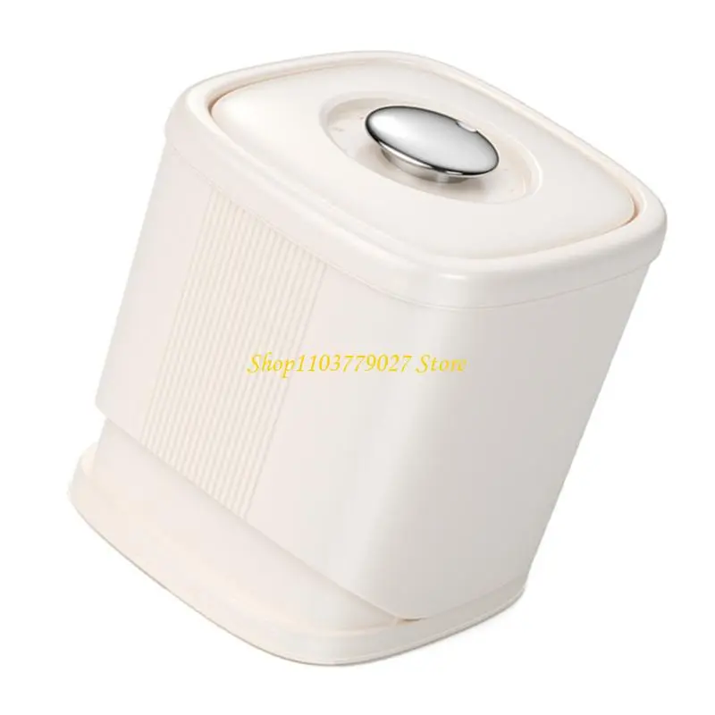 C4DF Moisture Proof Cereal Dispenser Storage Bucket With Measuring Cup For Easy Use