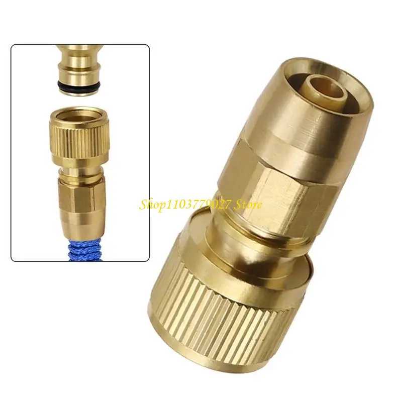 C4DF Stable Brass Quick Connectors Metal Hose Fittings for Home & Garden Hose Systems