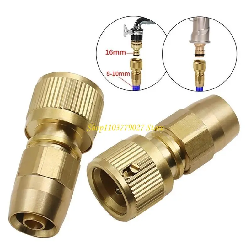 C4DF Stable Brass Quick Connectors Metal Hose Fittings for Home & Garden Hose Systems