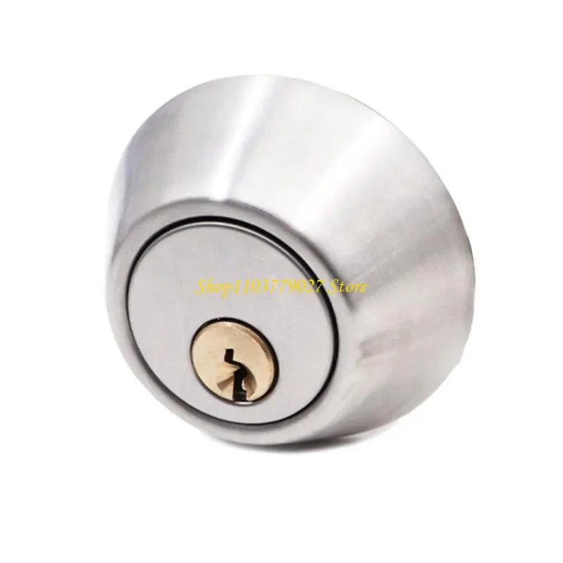 C4DF Stainless Steel Exterior Door Knobs with Lock & Keys Front Door Entrance Lockset