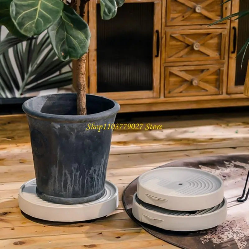 C4DF Multifuntional Plant Roller Tray Plant Transport Tray Mobile Plant Stand
