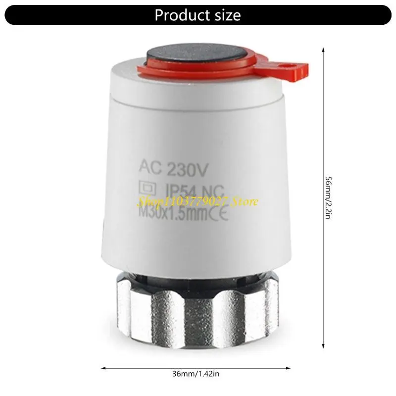 C4DF Energy Efficient 230V Electric Actuator Precisions Control Thermal Electric ValveS for Radiant Floor Heating Systems