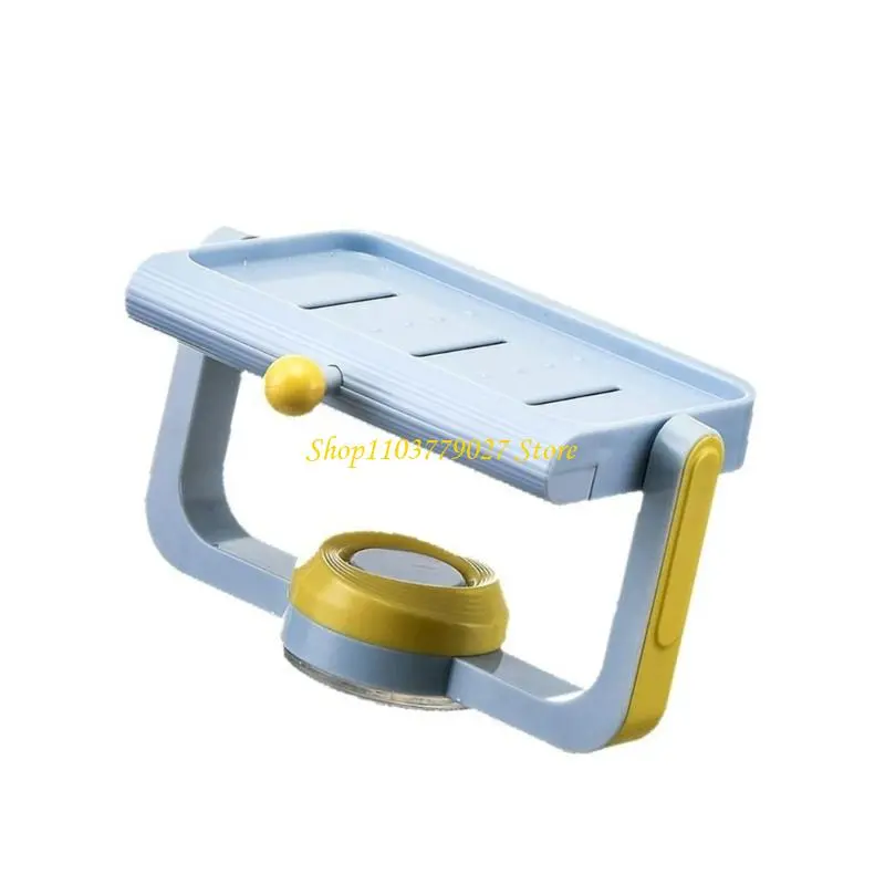 C4DF Powerful Suction Soap Dish Draining Strong Suction Power Soap Holder
